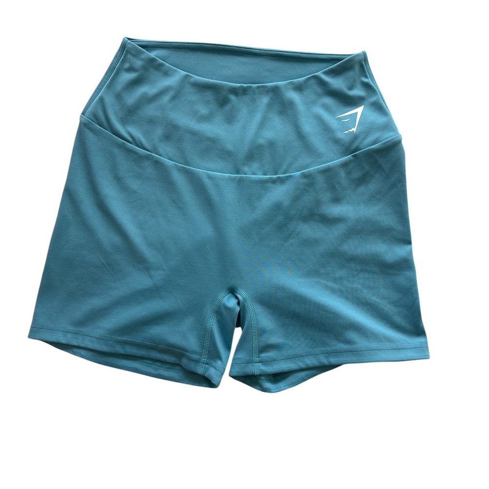 Gymshark Women's Blue Gym Shorts Size Medium